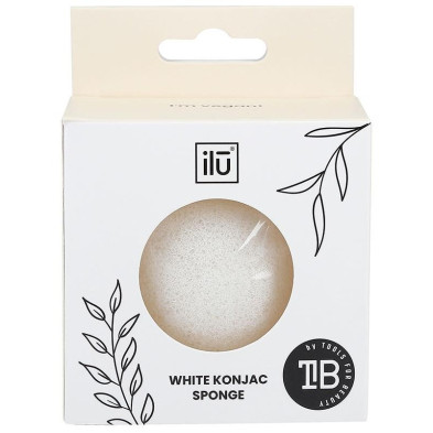 Ilū Konjac Sponge White 1Ud