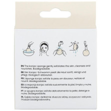 Ilū Konjac Sponge White 1Ud
