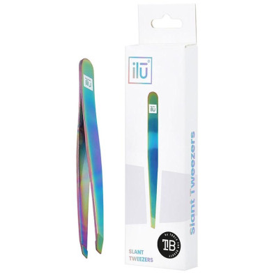 Ilū Slant Tweezers Rainbow 1Ud