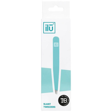 Ilū Slant Tweezers Turquoise 1Ud