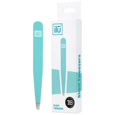 Ilū Slant Tweezers Turquoise 1Ud