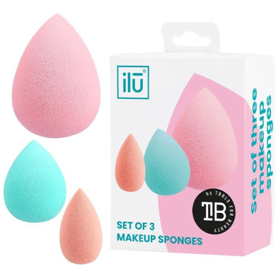 Ilū Sponges Mini Medium Large Set 3Uds