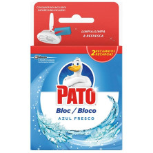 Pato Wc Bloc Agua Azul Limpia Y Higieniza 2 X 40 Gr