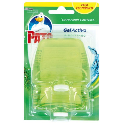 Pato Wc Gel Activo Colgador Pino 2 U Pato Wc Gel Activo Colgador Pino 2 U