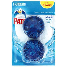 Pato Wc Matic Agua Azul Desodorizante 2 X 50 Gr