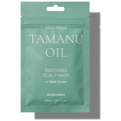 Rated Green Cold Press Tamanu Oil Soothing Scalp Pack 50Ml
