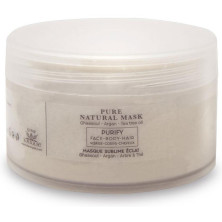 Mascarilla Natural Aceite De Argán Puro Y Ghassoul 200 Ml