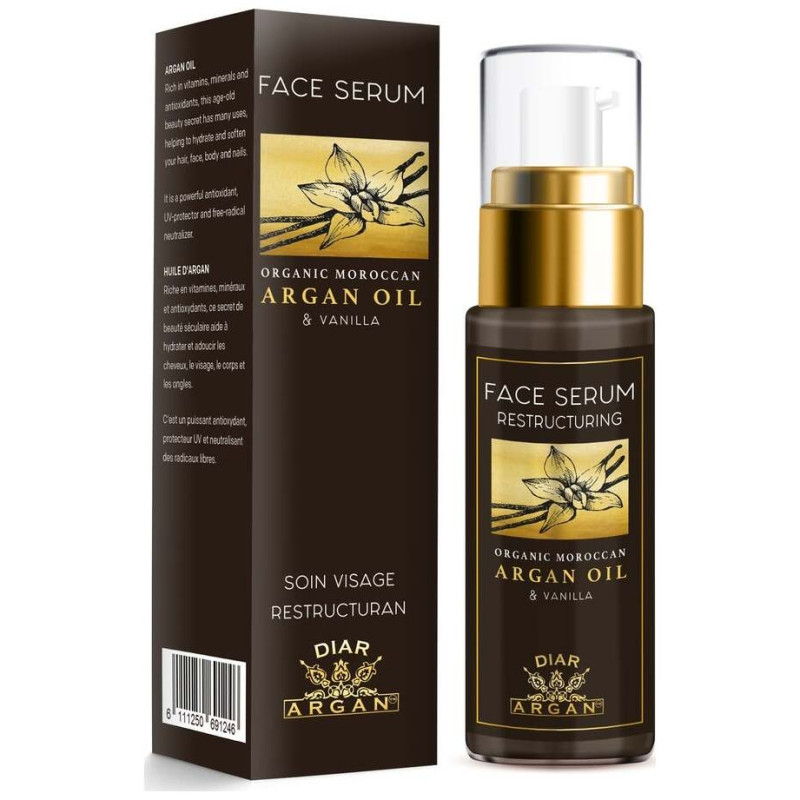 Diar Argan Sérum Facial Reestructurante De Argán Y Vainilla 30Ml