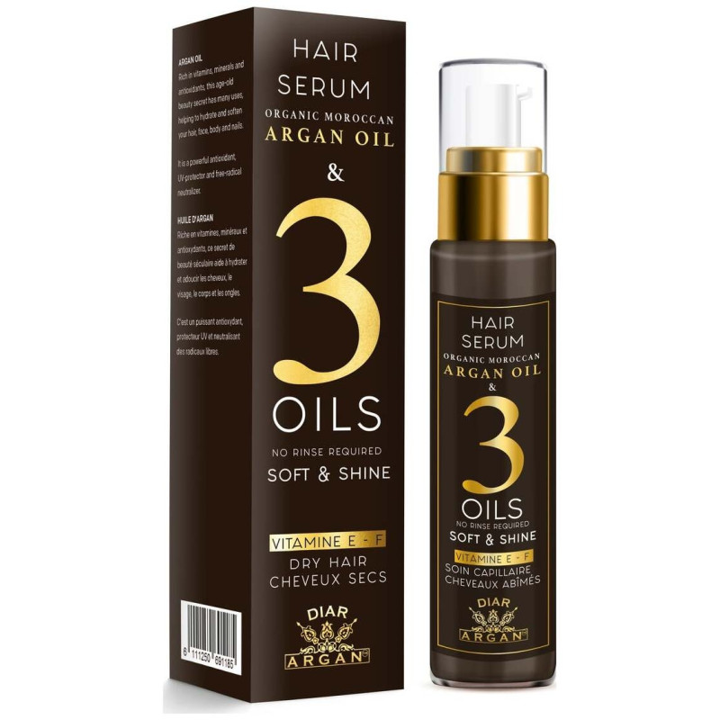 Diar Argan Sérum Capilar Bioactivo De Argán Y Tres Aceites Esenciales 50Ml