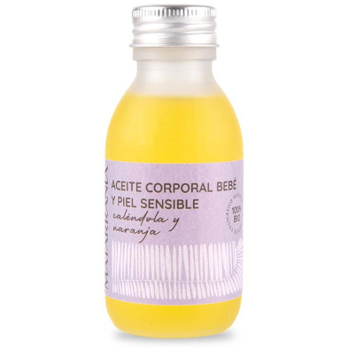 Aceite Hidratante Suave Bebé Y Piel Sensible 100% Bio 100 Ml