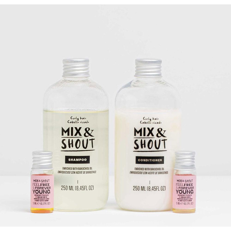 Mix Y Shout Rutina Rizado Fortalecedor Set 4Uds