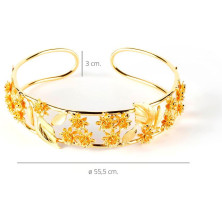 Luxor Choker Oro Brillo 1 U
