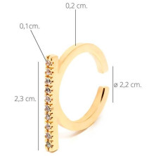 Manhattan Gold Anillo Oro Brillo 1 U
