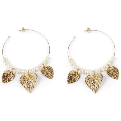 Coron 4Cm Pendientes Oro Brillo 1 U