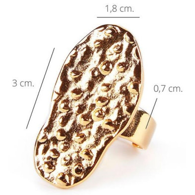 Tribeca Anillo Oro Brillo 1 U