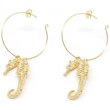 Blava Pendientes Oro Brillo 1 U