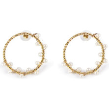 Shima Pendientes Oro Brillo 1 U