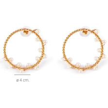 Shima Pendientes Oro Brillo 1 U