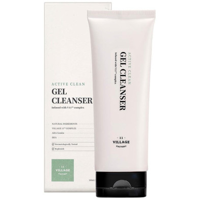 Village 11 Factory Active Clean Gel Cleanser 100Ml