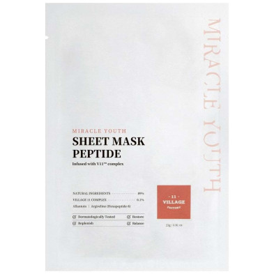 Village 11 Factory Miracle Youth Sheet Mask Peptide 23G