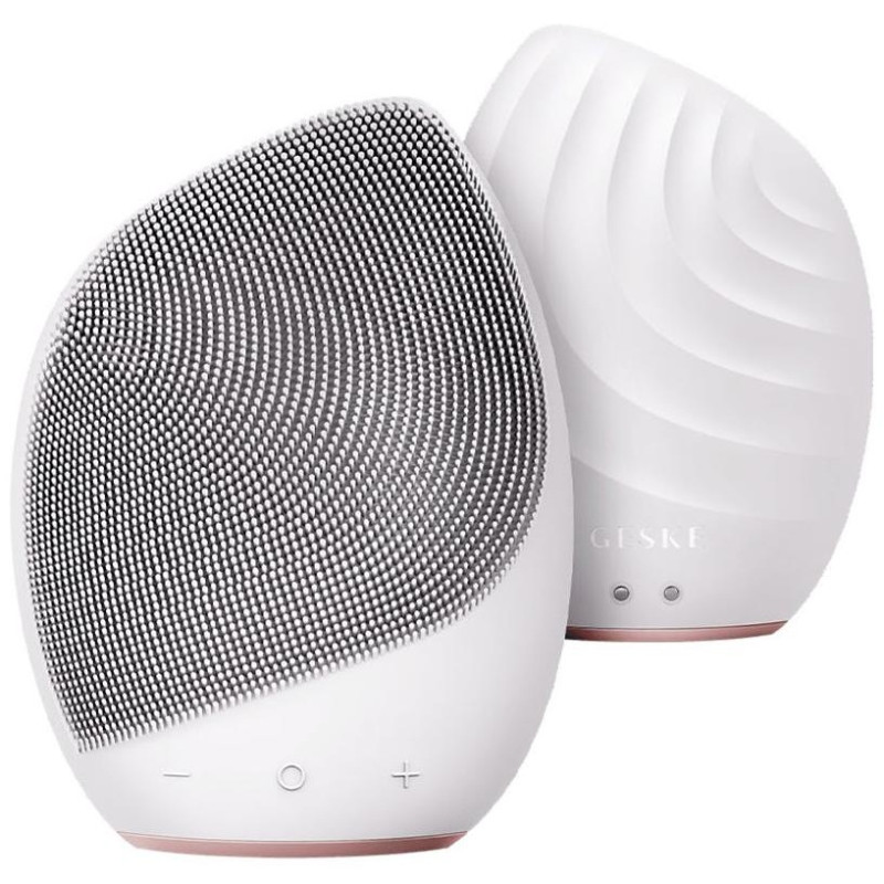 Geske Smartappguided Sonic Facial Brush 5 In 1 White Rose Gold 1Ud