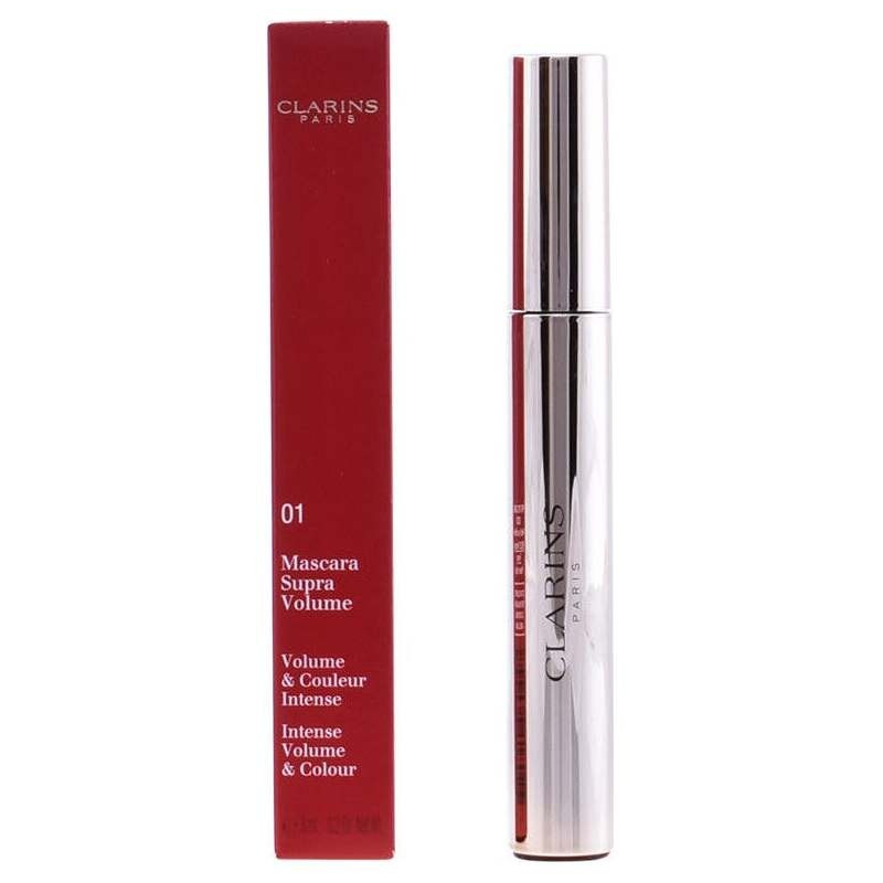 Clarins Supra Volume Mascara De Pestañas 01 Negro Negro Intenso