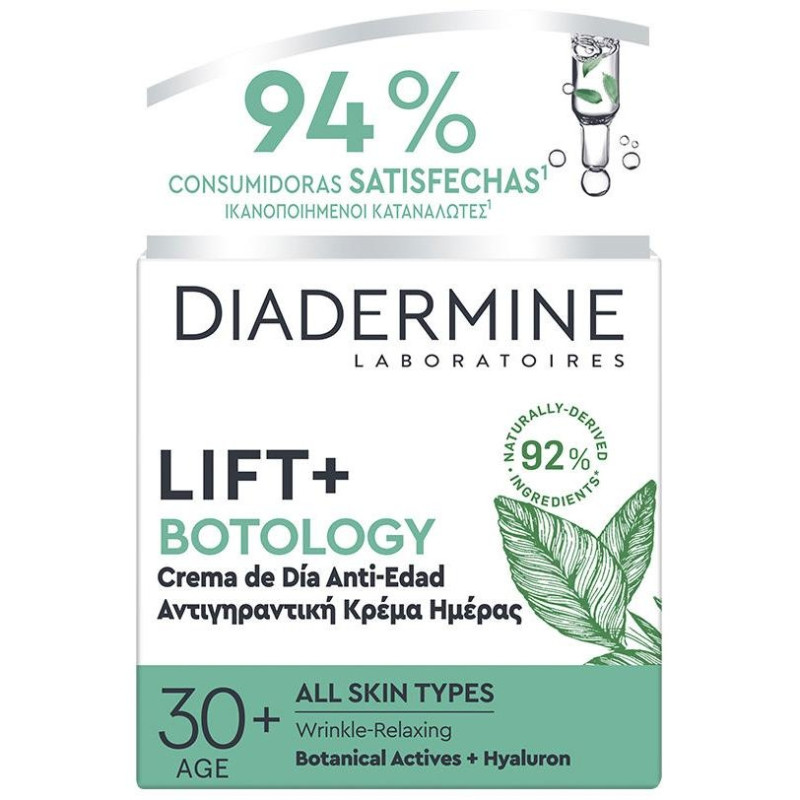 Diadermine Lift + Botology Crema Día Anti-Arrugas 50Ml