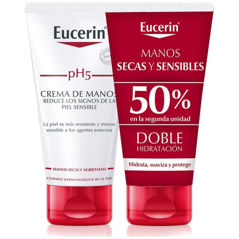 Eucerin Duplo Crema De Manos Ph5 2X75Ml Eucerin Duplo Crema De Manos Ph5 2X75Ml