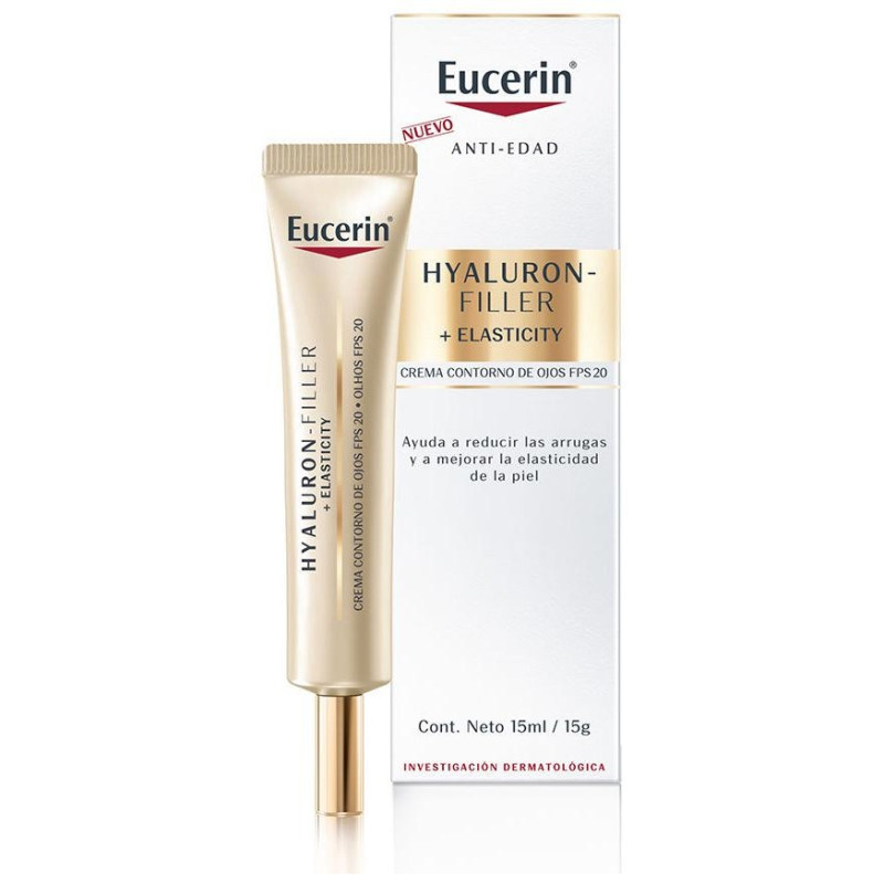 Eucerin Hyaluron-Filler + Elasticity Contorno De Ojos Spf20 15Ml