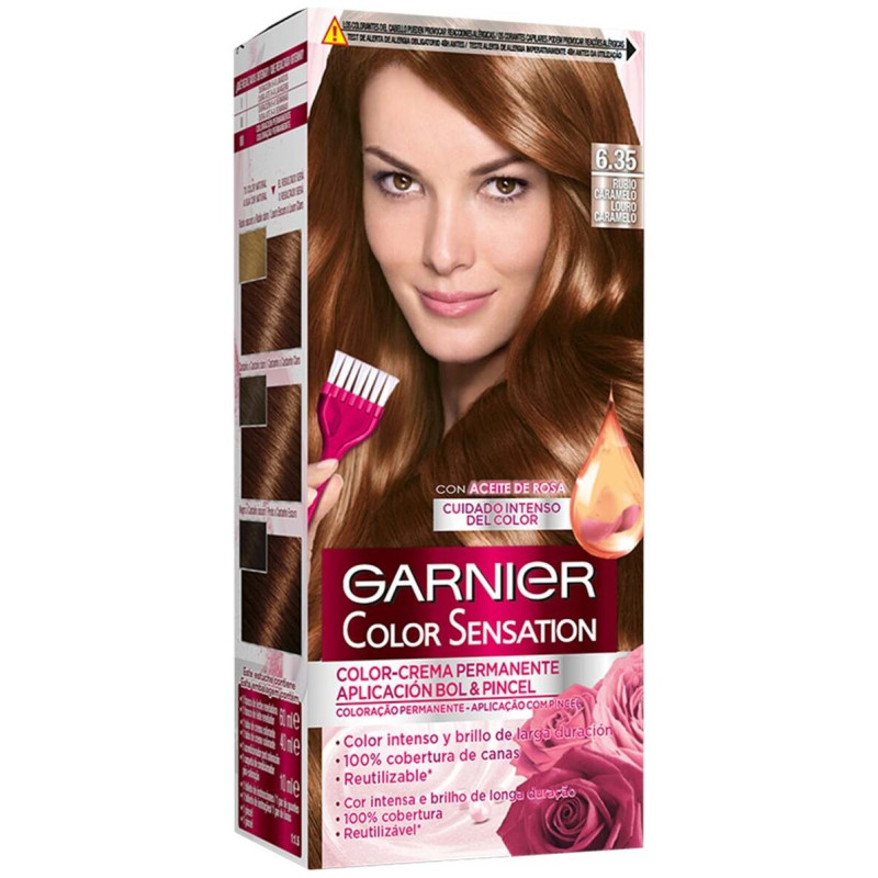 Garnier Color Sensation N°6.35 Rubio Caramelo 4Uds