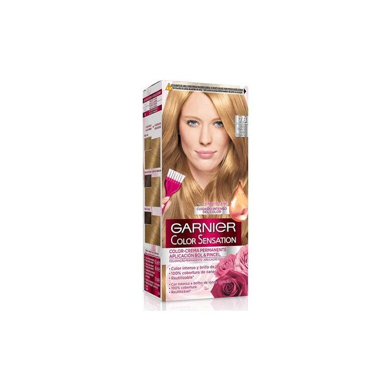 Garnier Color Sensation N°7.3 Rubio Dorado 4Uds