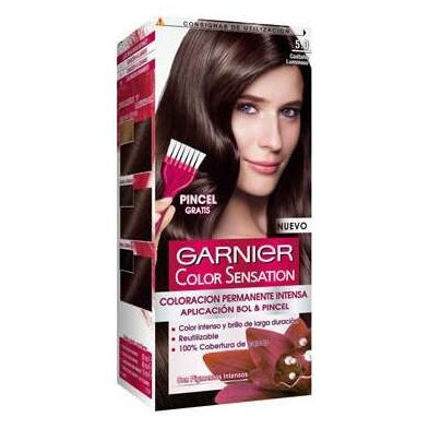 Garnier Color Sensation N°5.0 Castaño Luminoso 4Uds