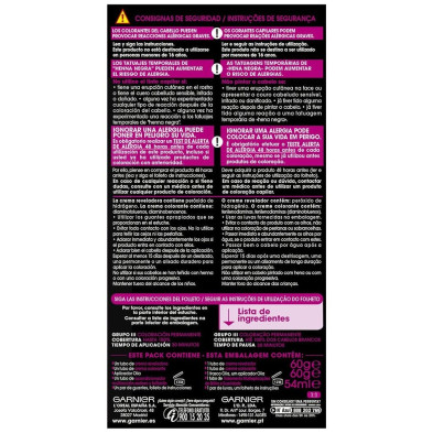 Garnier Kit Olia Coloracion Permanente Violeta Electrico N°426