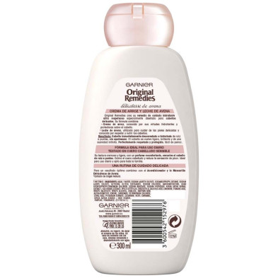 Garnier Original Remedies Champú Delicatesse Avena 300Ml