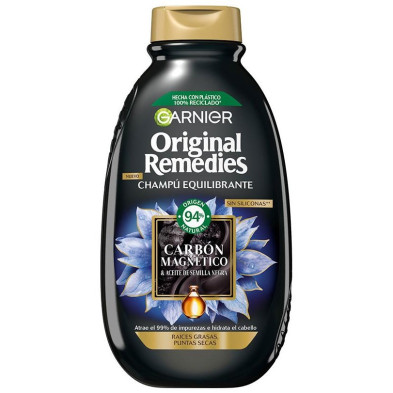 Garnier Original Remedies Carbón Magnético Champú 300Ml
