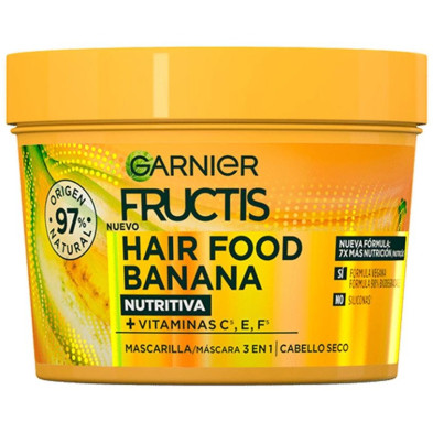 Garnier Fructis Hair Food Banana Mascarilla Ultra Nutritiva 390Ml