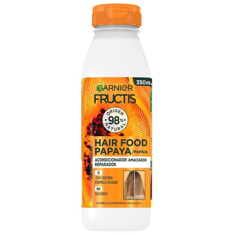 Garnier Fructis Hair Food Papaya Acondicionador Reparador 350Ml