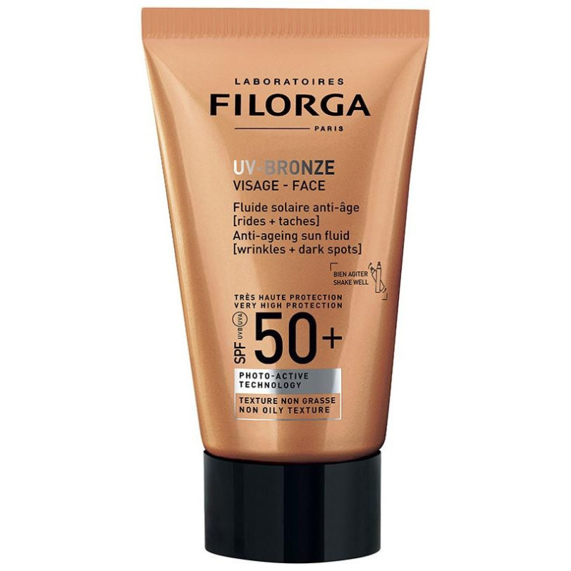 Filorga Uv-Bronze Face Fluido Solar Antiedad Spf50+ 40Ml Filorga Uv-Bronze Face Fluido Solar Antiedad Spf50+ 40Ml