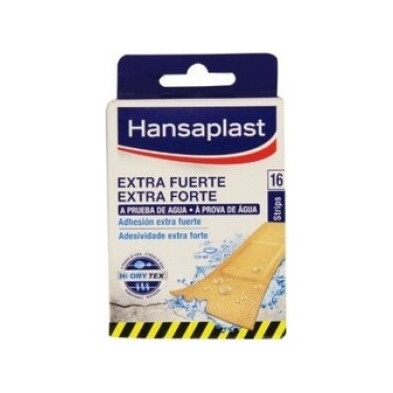 Hansaplast Extra Fuerte Apósitos Adhesivos 16 Tiras