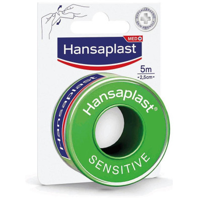 Hansaplast Med+ Sensitive Esparadrapo 5M X 2,5Cm