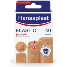 Hansaplast Elastic Apósitos 4 Tamaños 40Uds