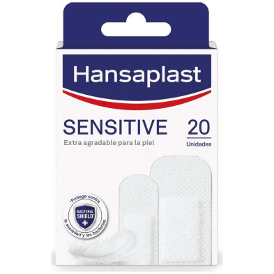 Hansaplast Sensitive Apósitos 2 Tamaños 20Uds