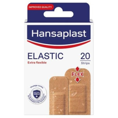 Hansaplast Elastic Apósito 2 Tamaños 20Uds