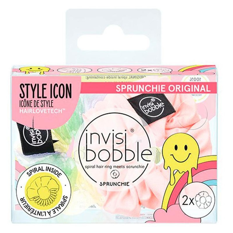 Invisibobble Sprunchie Retro Dreamin Hue-Man Love 2Uds