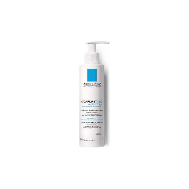 Cicaplast Lavant B5 Gel Moussant Assainissant Apaisant 200 Ml