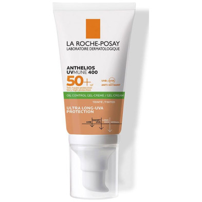 Anthelios Xl Gel-Crème Toucher Sec Teinté Spf50+ 50 Ml