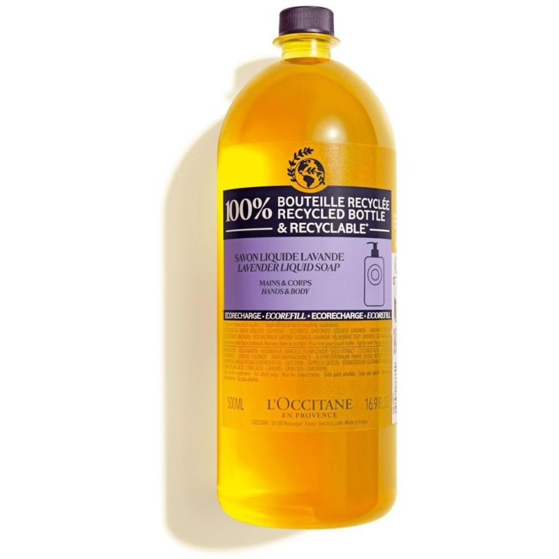 L'Occitane Lavanda Jabón Líquido De Manos Y Cuerpo Recarga 500Ml