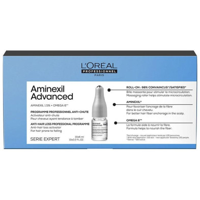 Aminexil Advanced Ampollas Enriquecidas Con Activos Dermatológicos Para Cabello 10 X 6 Ml