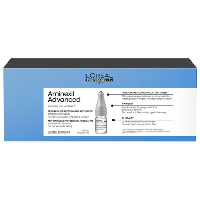 Aminexil Advanced Ampollas Enriquecidas Con Activos Dermatológicos Para Cabello 42 X 6 Ml