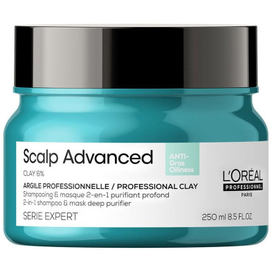 L&apos;Oréal Scalp Advanced Anti-Oiliness 2In1 Deep Purifier Clay 250Ml